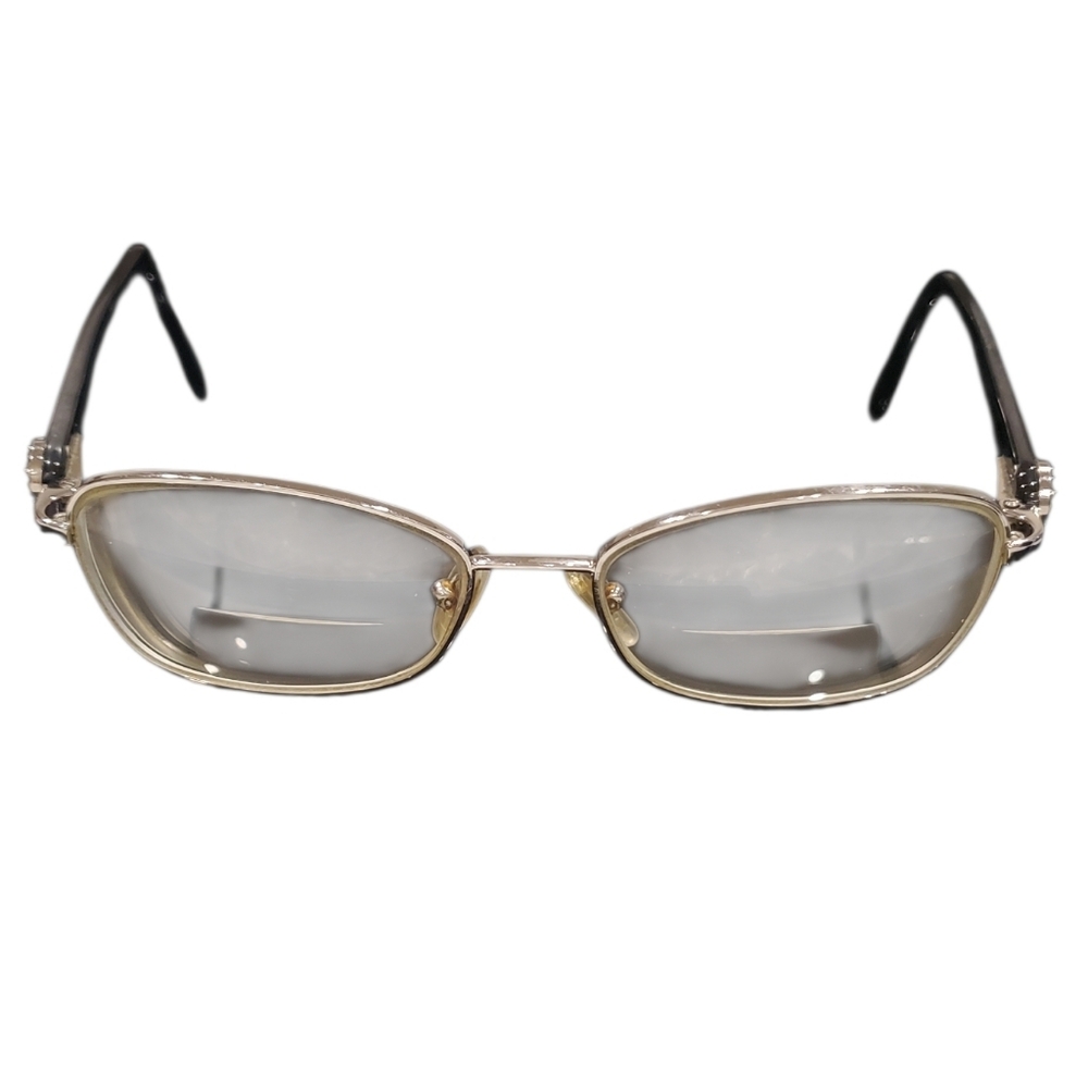 Vintage Versace Eyeglass Frames Glasses with Medusa & Swarovski Crystals - Picture 7 of 15
